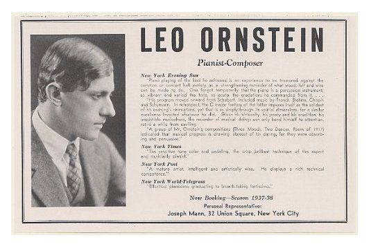 Leo Ornstein: The Man, His Ideas, His Work (1918)